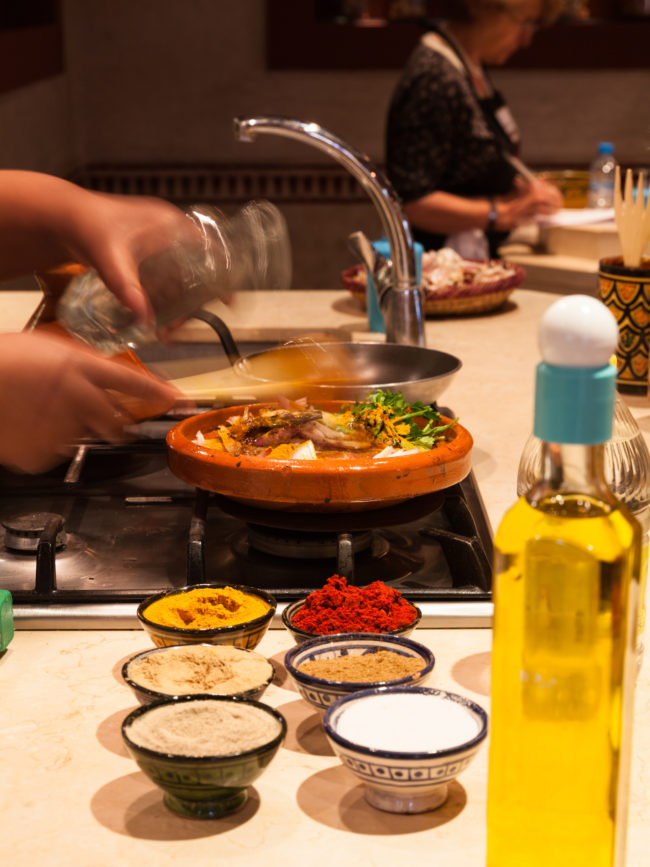 La Maison Arabe, cours de cuisine.